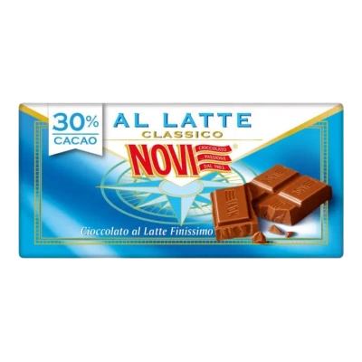 Czekolada mleczna 100 g - Novi - Cioccolato al Latte