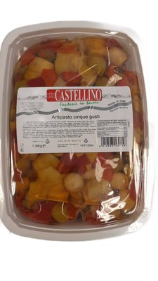 Przystawka antipasto 5 smaków 1,9 kg – Castellino – Antipasto 5 Gusti