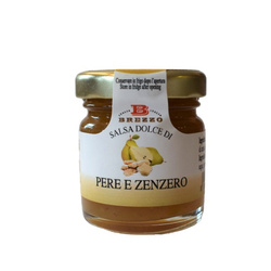 Salsa do serów z gruszką i imbirem 40 g – Brezzo – Salsa per Formaggi Pere e Zenzero