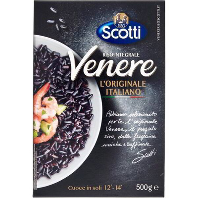 Ryż czarne typu Venere 500g - Scotti - Riso nero Venere