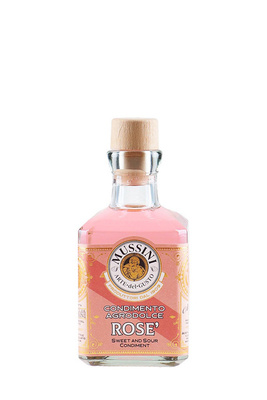 Ocet balsamiczny rózowy 250 ml - Mussini - Condimento agrodolce Rose' 