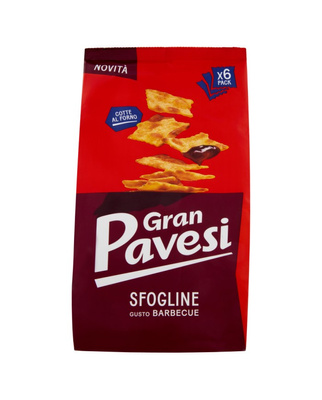Krakersy o smaku barbecue 180 g – Gran Pavesi – Sfogline Barbecue