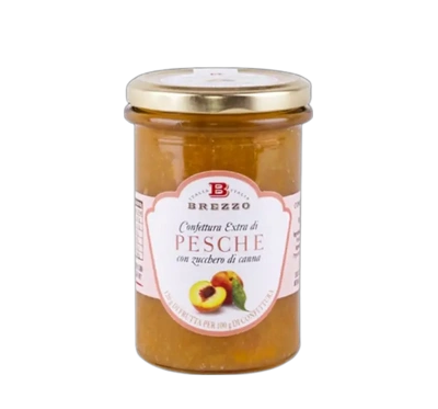 Dżem brzoskwiniowy 350 g – Brezzo – Confettura Extra di Pesche