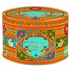 Panettone z cytrusami i szafranem 500 g Dolce & Gabbana – Fiasconaro – Panettone agli Agrumi e Zafferano di Sicilia Dolce & Gabbana