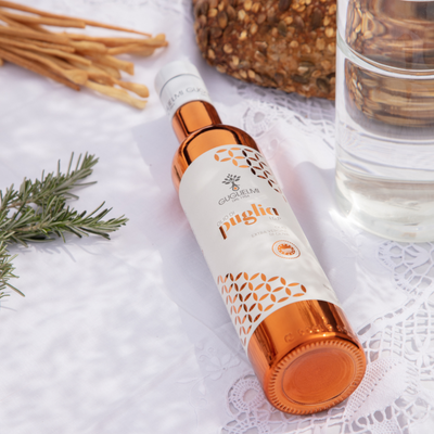 Oliwa z oliwek extra virgin Gold IGP Apulia 500 ml – Guglielmi – Olio di Puglia Gold IGP