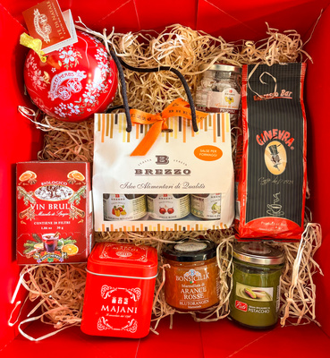 Zestaw prezentowy 8 delikatesów włoskich w pudełku kartonowym – edycja aromatyczna
