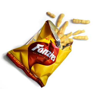 Chipsy kukurydziane serowe Fonzies 100 g – Mondelez – Fonzies chips