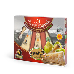 Zestaw serów włoskich z nożem 600g – Regalo – I 3 Peccati