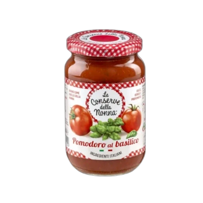 Sos pomidorowy z bazylią 350 g – Nonna – Sugo al Basilico