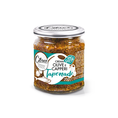 Pasta z oliwek i kaparów 200 g – Citres – Tapenade Olive e Capperi