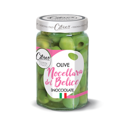 Oliwki zielone bez pestek, odmiana Nocellara del Belice 130g - Citres - Olive Nocellara del Belice snocciolate