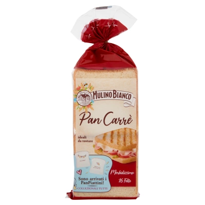 Chleb tostowy włoskie Pan Carre 285g - Mulino Bianco