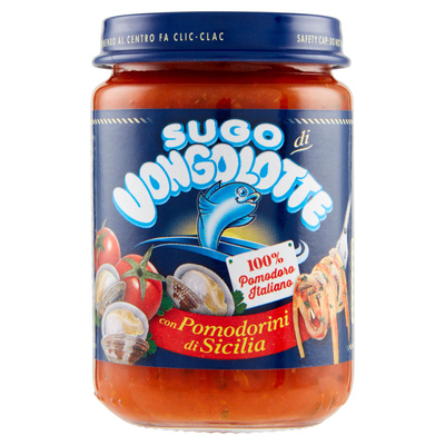 Sos pomidorowy z małżami Vongole 130 g – Isola d’Oro – Sugo di Vongole Pomodoro
