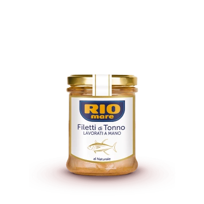 Filety z tuńczyka w sosie własnym 180 g – Rio Mare – Filetti di Tonno al Naturale
