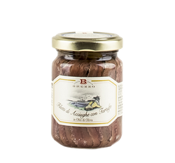 Filety Anchois z Truflą 156g - Brezzo - Filetti di acciughe al tartufo