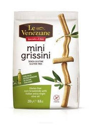 MINI GRISSINI Z OLIWĄ Z OLIWEK WŁOSKIE BEZGLUTENOWE LE VENEZIANE