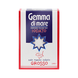 Sól morska jodowana gruba 1kg - Gemma di mare - Sale marino iodato grosso