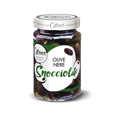 Czarne oliwki drylowane solone 290 g – Citres – Olive Nere Snocciolate Salate