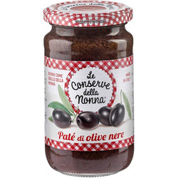 Pasta z czarych oliwek 190g - Le Conserve della Nonna - Pate' di olive nere