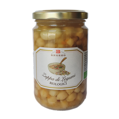Zupa warzyw strączkowych bio 300 g – Brezzo – Zuppa di Legumi Bio