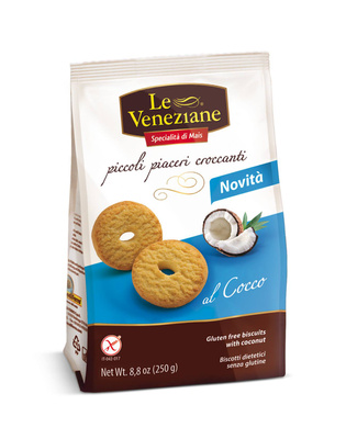 Ciastka kruche kokosowe 250 g – Le Veneziane – Biscotti al Cocco