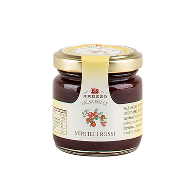 Salsa do serów z żurawiną 40 g – Brezzo – Salsa per Formaggi Mirtilli Rossi