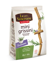 Mini grissini z rozmarynem 250 g – Le Veneziane – Mini Grissini al Rosmarino