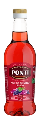 Ocet winny czerwony 500ml - Ponti - Aceto rosso di vino