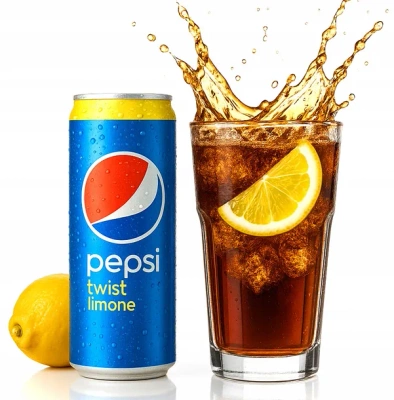 Pepsi w puszce o smaku cytryny 330 ml – Pepsi – Pepsi Lattina Twist Limone
