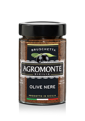 Sos Bruschetta z Oliwek Czarnych 100g - Agromonte - Bruschetta Olive Nere