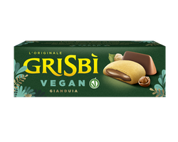 Ciastka z nadziewaniem Gianduja 135g Vegan - Grisbi' - Biscotti con crema alla Gianduia