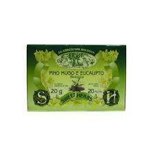 Napar z szałwii górskiej i eukaliptusa 20 filtrów – Brezzo – Tisana Pino Mugo e Eucalipto Biologica