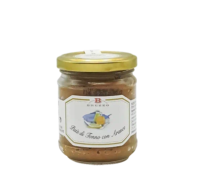 Pasta z tuńczyka z pomarańczami 180 g – Brezzo – Paté di Tonno con Arance