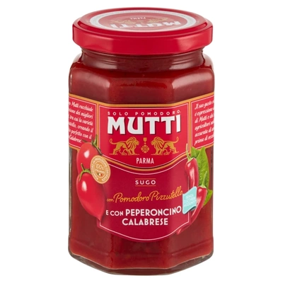 Sos z pomidoru Pizzutello i papryczką chili z Kalabri 280g - Mutti - Sugo di pomodoro Pizzutello e peperoncino calabrese