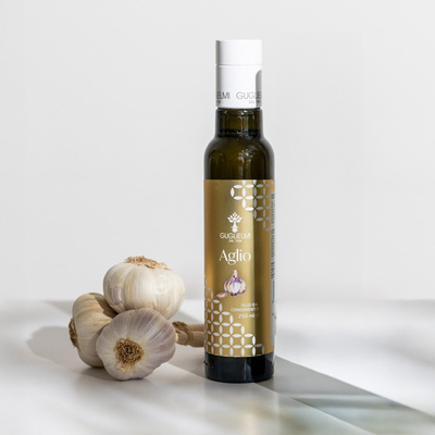 Oliwa z oliwek extra virgin z czosnkiem 250 ml – Guglielmi – Aglio EVO