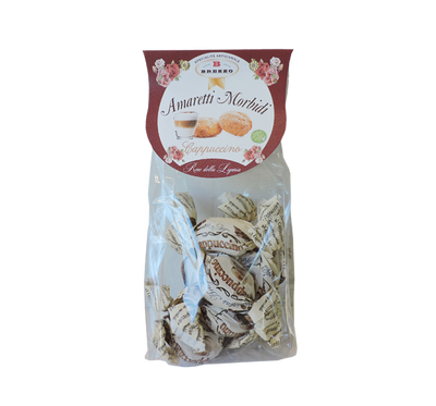 Miękkie ciasteczka migdałowe o smaku cappuccino 150 g – Brezzo – Amaretti Cappuccino