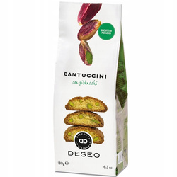 Chrupkie ciasteczka cantuccini z pistacjami 180 g – Deseo – Cantuccini con pistacchi