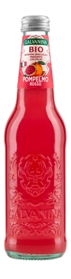 Bio lemoniada czerwona grejpfrutowa BIO 355 ml – Galvanina – Pompelmo Rosso Bio