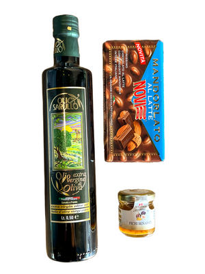 Zestaw prezentowy 3 delikatesów włoskich w eleganckim pudełku – edycja klasyczna