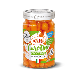 Marchewki mini w zalewie słodko-kwaśnej 290 g – Citres – Carotine Croccanti Mini Agrodolci