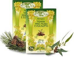 Napar z szałwii górskiej i eukaliptusa 20 filtrów – Brezzo – Tisana Pino Mugo e Eucalipto Biologica