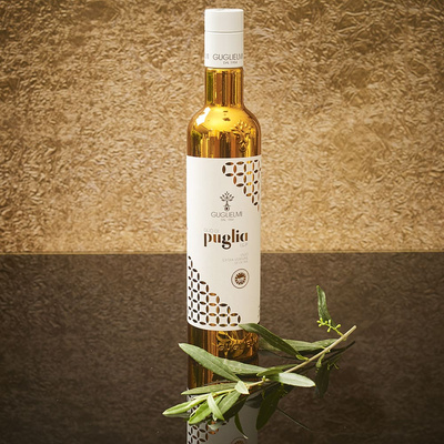 Oliwa z oliwek extra virgin Gold IGP Apulia 500 ml – Guglielmi – Olio di Puglia Gold IGP