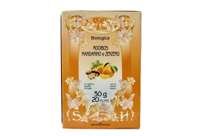 Napar rooibos mandarynkowo-imbirowy 100g – Brezzo – Tisana rooibos mandarino e zenzero