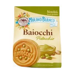 Ciastka Baiocchi z kremem pistacjowym 240g - Mulino Bianco - Biaocchi Pistacchio