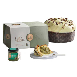 Panettone z kremem pistacjowym 1 kg – Fiasconaro – Panettone Oro Verde