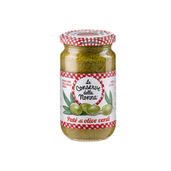 Tapenade krem z zielonymi oliwkami 190g - Le conserve della nonna - Pate' di olive verdi