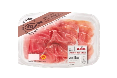 Szynka dojrzewająca z San Daniele 70 g – Levoni – Prosciutto di San Daniele DOP 18M