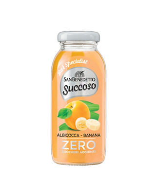 Sok owocowy zero morela banan 200 ml - San Benedetto - Succo Zero Albicocca Banan