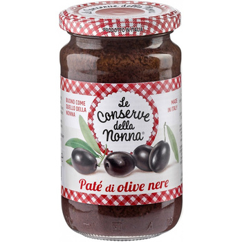 Pasta z czarych oliwek 190g - Le Conserve della Nonna - Pate' di olive nere