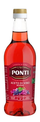 Ocet winny czerwony 500ml - Ponti - Aceto rosso di vino